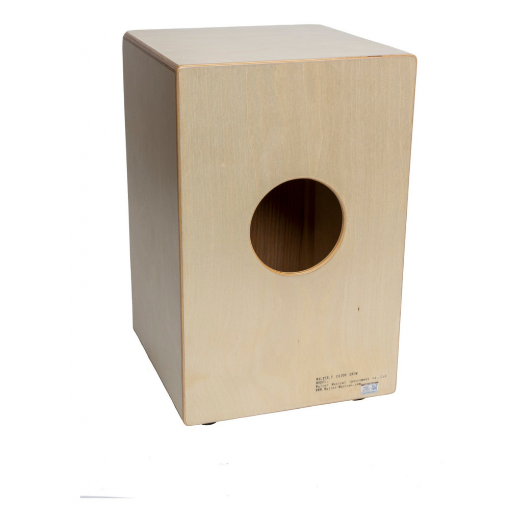 Cajon Schlagwerk CPP25 Edition Parinello - Noir Laqué, Cordes De Caisse Claire Réglables, Dimensions 30x30x50 Cm