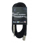 Cable Profesional Pro Audio Plug Mono a Canon Xlr Macho 1,8m - Imagen 3