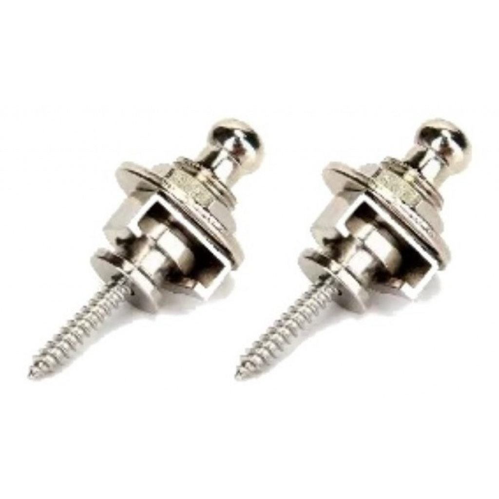 Strap Lock Magma Cromado Para Correa Guitarra Music Shaker