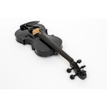 Violín Acústico Segovia Superior 4/4 Negro Macizo Arco - Imagen 4