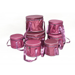 Set 7 Fundas Estuches Cuencos Parquer Acolchadas 7 a 12