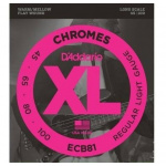 Encordado P/ Bajo D'addario Chromes Flat Long 045 Ecb81