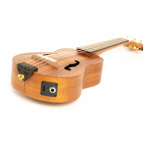 Ukelele Electroacustico Parquer Soprano de Madera con Funda - Imagen 4