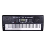Teclado Parquer 5 Octavas 61 Teclas Sensitivo Negro K186bk