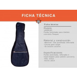 Funda Ukelele Concierto Acolchada Parquer - Imagen 2