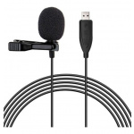 Micrófono Corbatero Hügel Condenser USB Pc Bn-u2