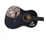 Guitarra Criolla Niño 3/4 Parquer Negra Dibujo Funda - Imagen 3