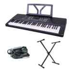 Combo Teclado Parquer K180bk Sensitivo Soporte Regulable