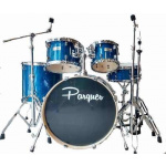 Bateria Mystic 2 Parquer 5 Cuerpos + Palillos+fierros+banque