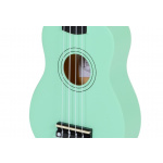 Ukelele Soprano Niños de Madera Color Verde Agua - Imagen 2