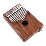 Kalimba Electroacústica Walter Madera Koa 10 Notas Acero - Imagen 2