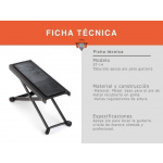 Taburete Banco Apoya Pie Parquer Para Guitarra - Imagen 2