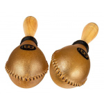 Maracas Cuero Meinl Msm3 Par Mango Madera - Imagen 2