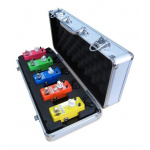 Set 3 Pedales Efecto Guitarra Xvive Distorsión Phaser Auto Wah Wah Estuche con Cables - Imagen 6