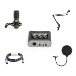 Kit Grabación Hügel 1 Interface Audio Microfono Condenser