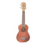 Ukelele Soprano Parquer con Funda Uk180 Marrón Oscuro