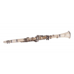 Clarinete Blanco en Sib de Abs con Estuche