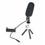 Micrófono Boom Hügel Dinámico Cámara Pc Stereo Soporte