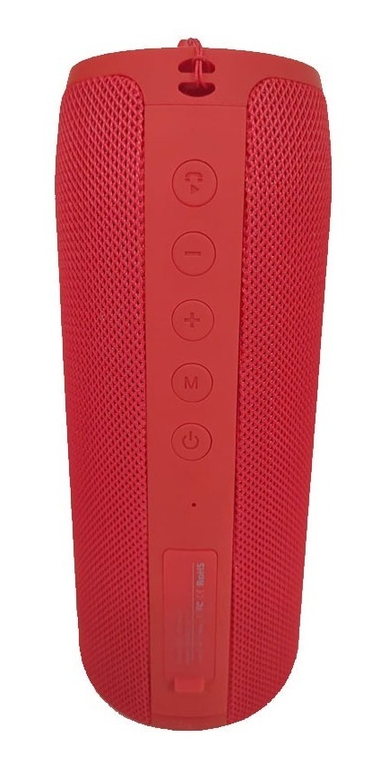 Parlante Bluetooth Hügel S51 Portatil Grande 5w Rojo - Music Shaker