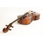 Cello Violoncello Segovia 4/4 Madera Oscura Tilo Funda Arco - Imagen 5