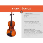Violín Parquer Custom 3/4 Estudio Principiante con Estuche - Imagen 2