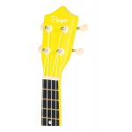 Ukelele Soprano Parquer Niños Madera Amarillo Funda Afinador - Imagen 5