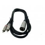 Cable Profesional Pro Audio Rca a Canon Xlr Macho 1,8 Mts - Imagen 2