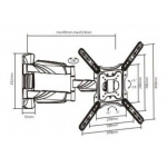 Soporte Movil P/ Tvs de 23 a 55 Howonder Hw42cv - Imagen 2