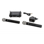Microfono Doble InalambRico Profesional UHF Parquer - Imagen 2