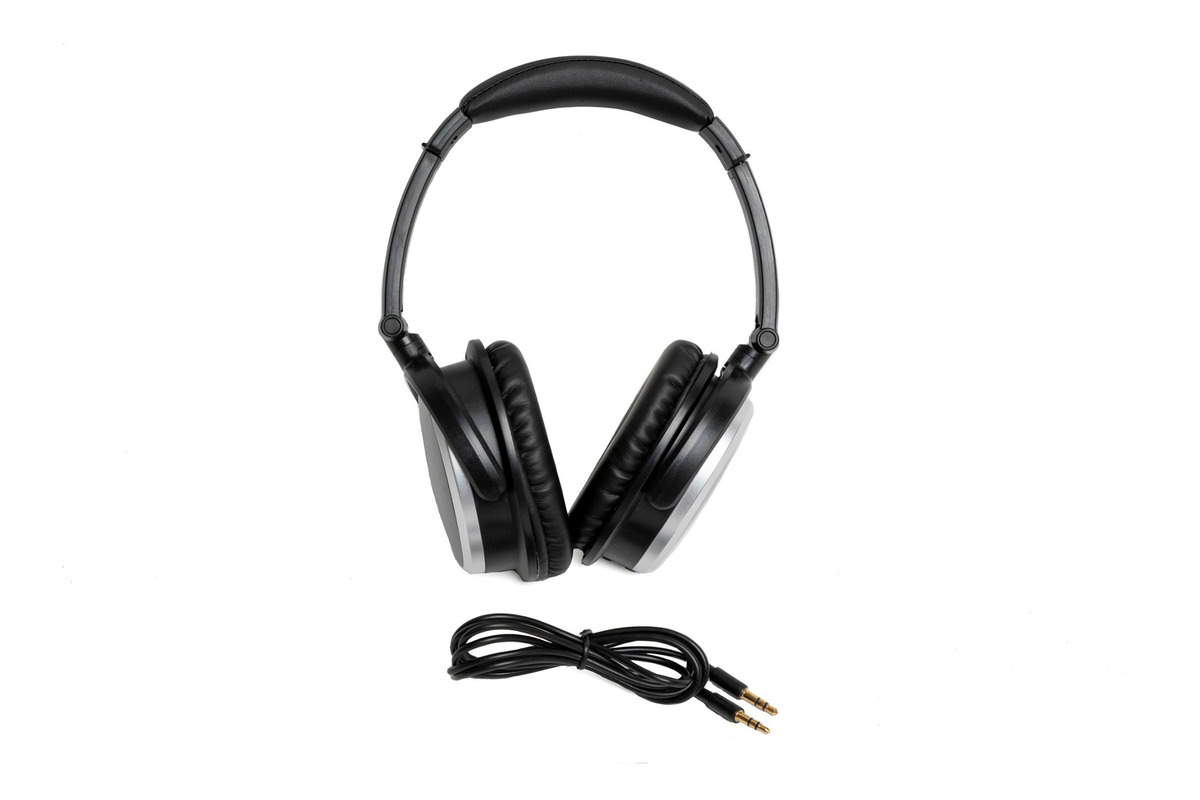 Auriculares Headphones Hügel Estudio Monitoreo Dj Color Negro