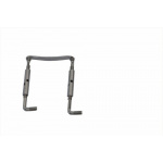 Mentonera Violín 4/4 Negra Agarre Tornillo Plateado - Imagen 2
