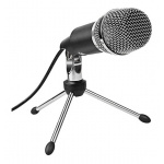 Microfono Condenser Hügel P/ Pc Streaming Mini Plug Soporte