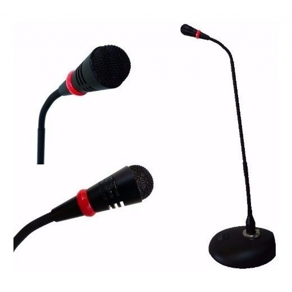 Microfono Para Conferencias Acústica Cm-401 con Cable y Base - Music Shaker