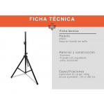 Soporte Tripode de Bafle Parquer Ultra Resistente 45kg - Imagen 2