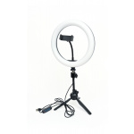 Kit Streaming Gamer Hügel Aro Luz Soporte Celular Microfono - Imagen 3