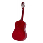 Guitarra Criolla Parquer 3/4 Niño 91 Cm Roja Funda - Imagen 4