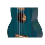 Ukelele Soprano Parquer de Madera Color Azul con Funda - Imagen 3