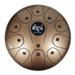 Steel Tongue Parquer Metal Do 11 Notas Dorado 10 Pulgadas