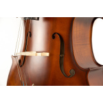 Cello Violoncello Segovia 4/4 Madera Oscura Tilo Funda Arco - Imagen 3