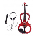 Violín EléctRico Parquer con Estuche Arco Resina Cable