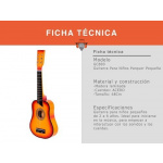 Guitarra Para Niños Parquer Cuerdas de Acero Pequeña Gc800 - Imagen 2