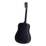 Guitarra Acústica Parquer Negra Mate Jumbo Funda - Imagen 4