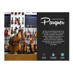 Ukelele Soprano Parquer con Funda Uk180 Marrón Oscuro - Imagen 3