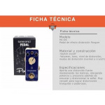 Pedal de Efecto Distorsión Parquer Para Guitarra Eléctrica - Imagen 2