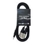 Cable Profesional Mini Plug a 2 Canon Xlr Pro Audio 1,8 Mts - Imagen 2