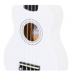 Ukelele Soprano Para Niños de Madera Color Blanco - Imagen 3