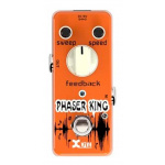 Set 3 Pedales Efecto Guitarra Xvive Distorsión Phaser Auto Wah Wah Estuche con Cables - Imagen 4