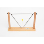 Triángulo Metal Parquer Base Madera 8 Pulgadas