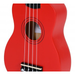 Ukelele Soprano Para Niños de Madera Color Rojo - Imagen 2
