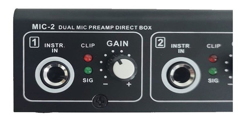 Preamplificador Microfono Hügel Mic-1 Phantom Power Xlr Line